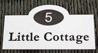 PVC House Signs