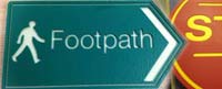 Tough HDPE sign boards