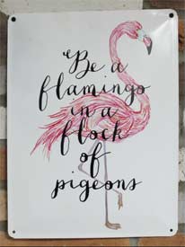 Be a flamingo!