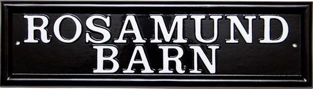 Name Plate with two lines of text