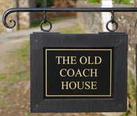 Framed sign