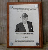 Chemically Etched Photo Plaque.