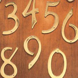 Brass Numerals