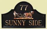 Hand Painted Csat Metal Signs