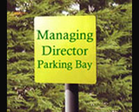 Post Mounted Sign Board