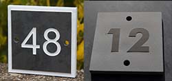 sSate house number signs