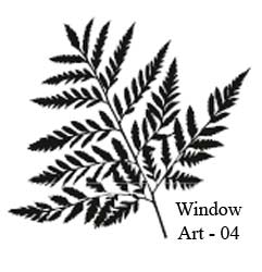 Window Art - Fern