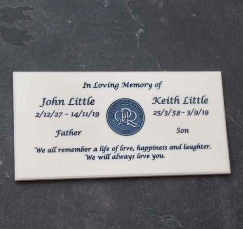 Memorials : Corian Memorial Plaques: A Modern, Durable Tribute