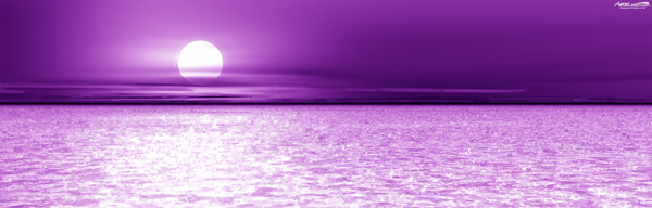 Purple Sun Down