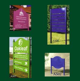 Various Double Sided Signs