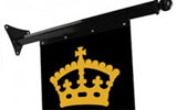 Basic projecting sign bracket