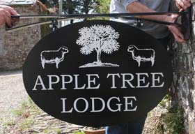 Simple hanging sign. Simple hanging sign.