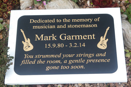 Two tone engraved plaque