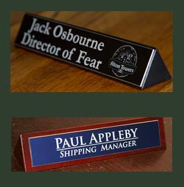 Desk Signs