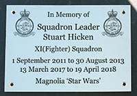 Engraved brass plaque. Engraved brass plaque.