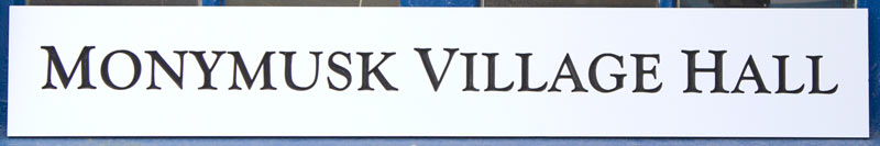 Village Hall Sign