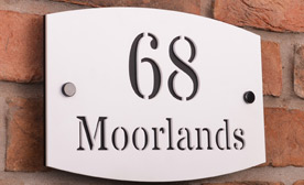 Great value modern house signs and numbers