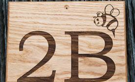 Wooden House Numbers