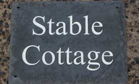 Rustic Slate Signs