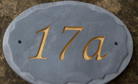 Slate House Numbers