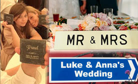 Weddiing signs & other wedding items