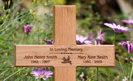 Wooden Memorial Cross