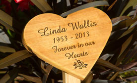 Wooden Heart Memorial