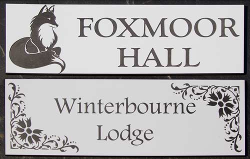Engraved House Signs
