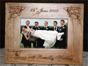 Personalised Oak Photo Frames