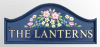 Hand painted house signs Hand painted house signs