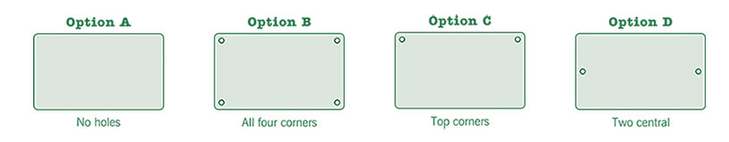 Options for Holes