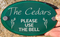 Painted acrylic house signs and name plates. Painted acrylic house signs and name plates.