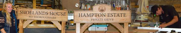 Click here to see all our wooden signs