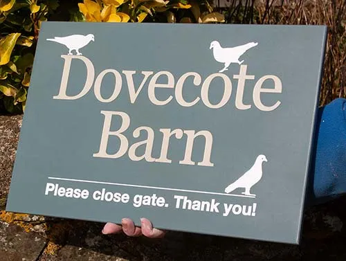 Corian Barn Sign