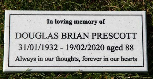 Everest Engraved Corian Memorial Plaque