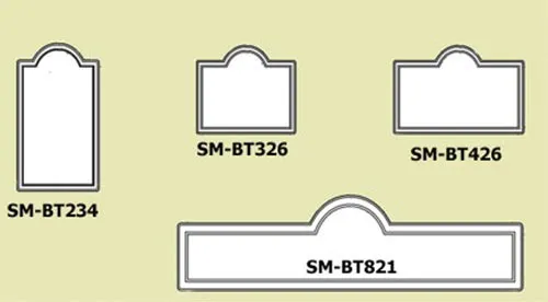 Bump Top Sign Shapes