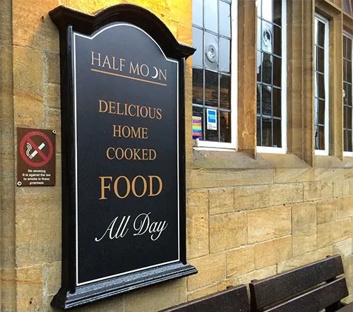 Printed Fibreglass Sign