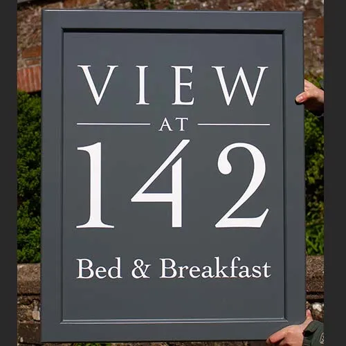 Bed and Breakfast Sign