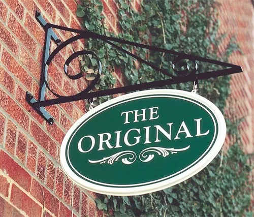 The Original design hanging sign