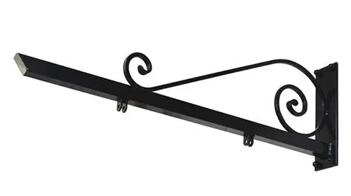 title here Simple Projecting Sign Bracket