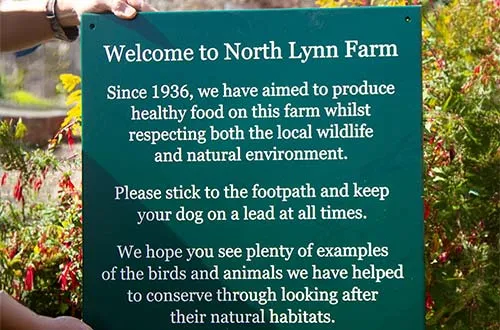 PPainted Information Signs