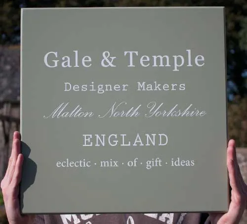 Traditional Painted Sign Board