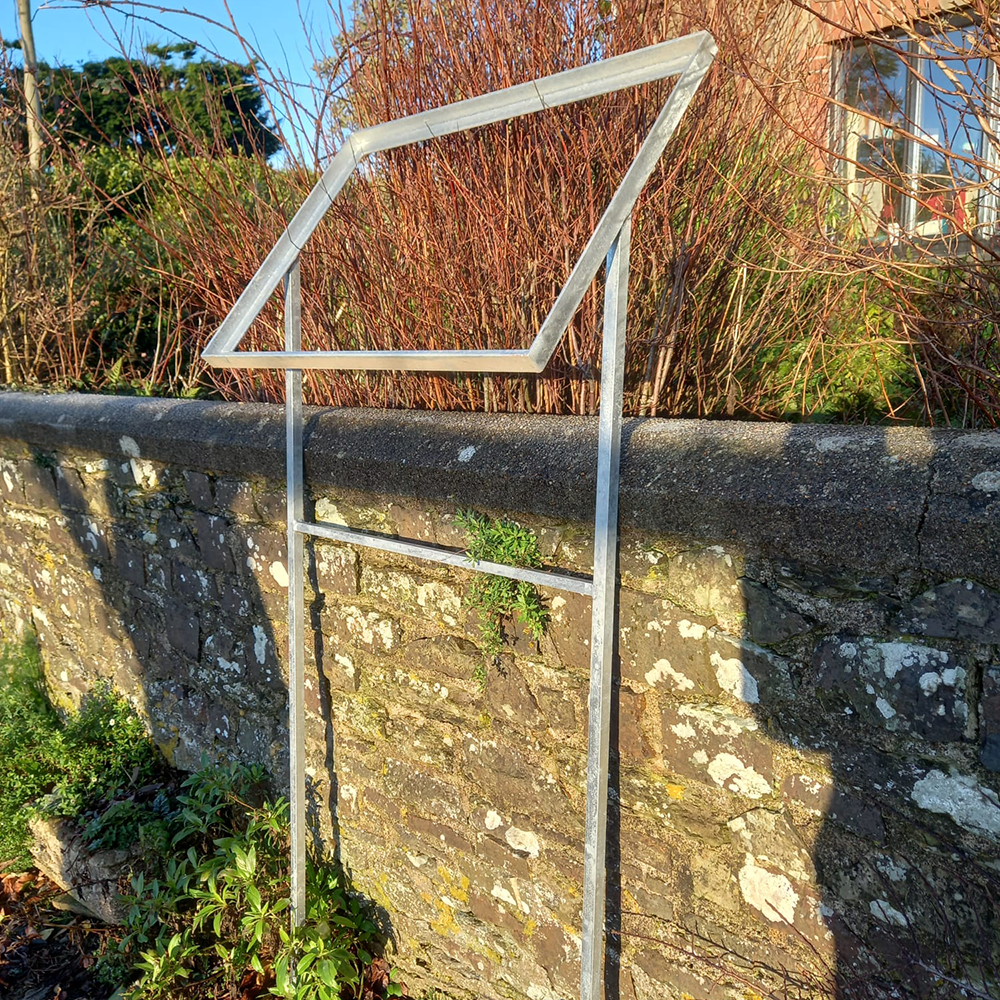 Special Offer Wrought Iron Plaque Holder
