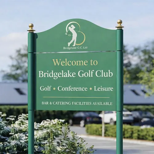 Post Mounted Aluminium Sign