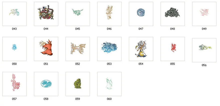 Full colour images of dragons and wizards