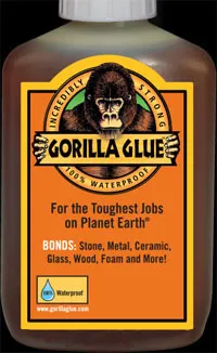 Gorilla glue adhesive for heavy signs