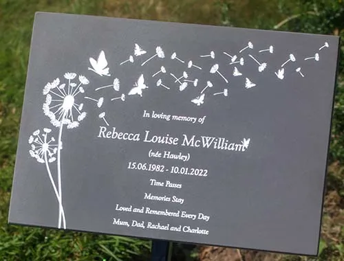 Corian is ideal for detailed images Laser Engraved Image in Corian