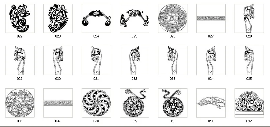 Auuthentic viking designs
