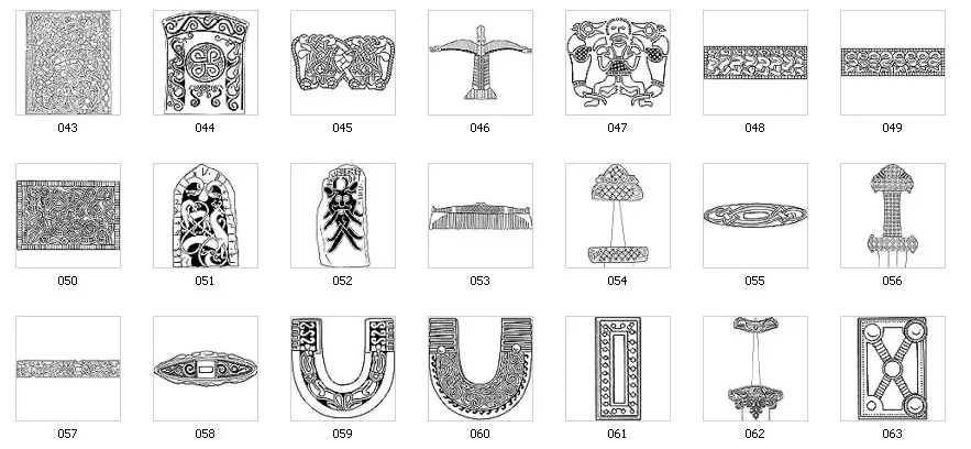 Authentic viking designs