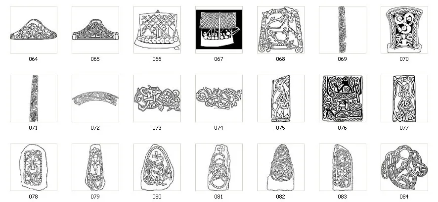 Authentic viking designs